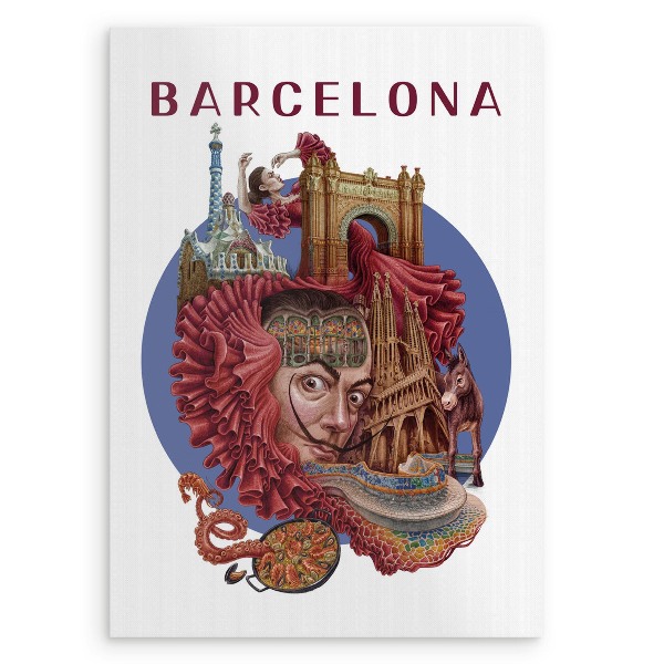 Tablou fara rama de alicja kocurek Barcelona