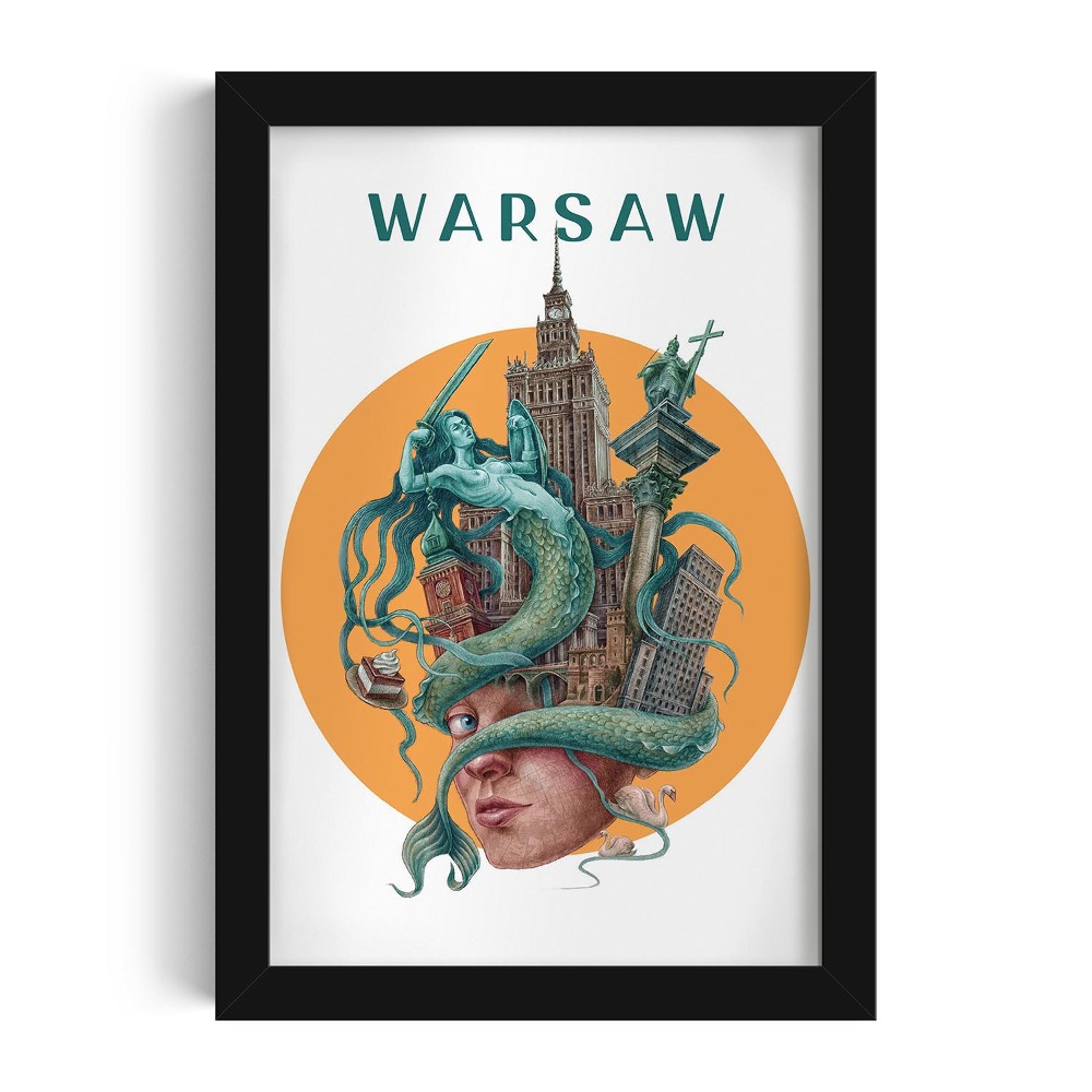 Tablou cu rama neagra de Alicja Kocurek Varșovia