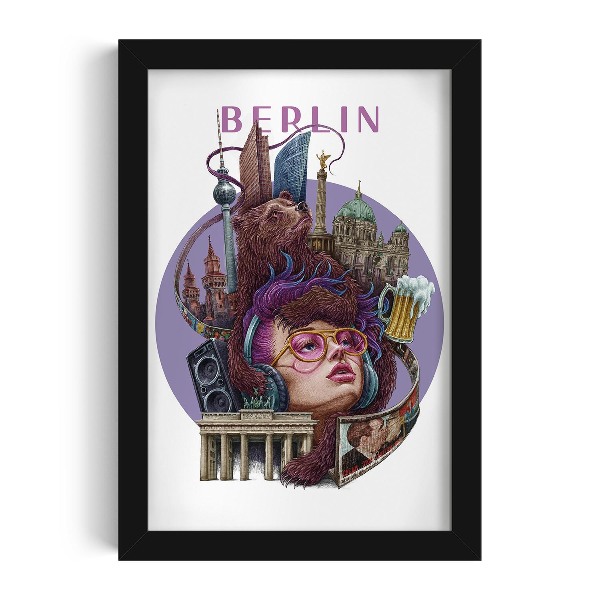 Tablou cu rama neagra de Alicja Kocurek Berlin