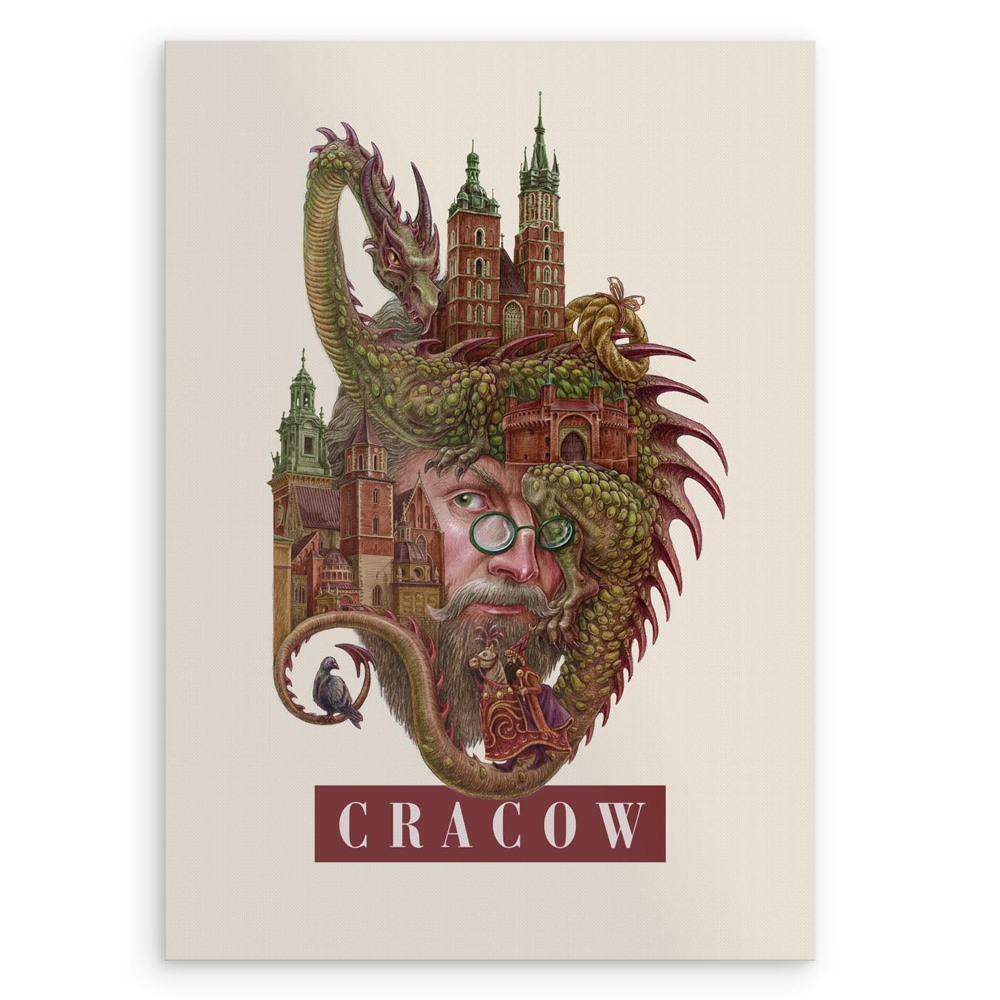 Tablou fara rama de alicja kocurek Cracovia Vintage