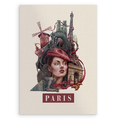 Tablou fara rama Paris Vintage