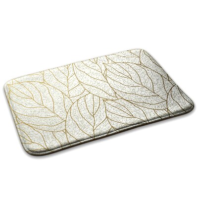  Covor dormitor Contururi de frunze