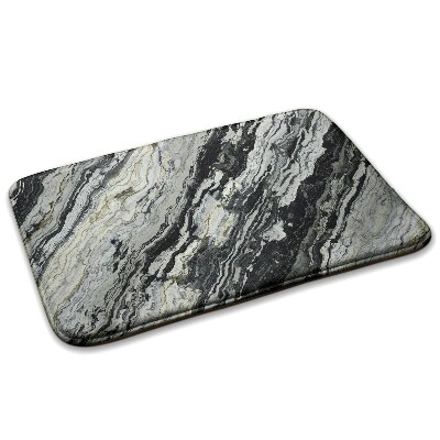  Covor bucătărie confortabil Motiv de marmură în nuanțe de gri