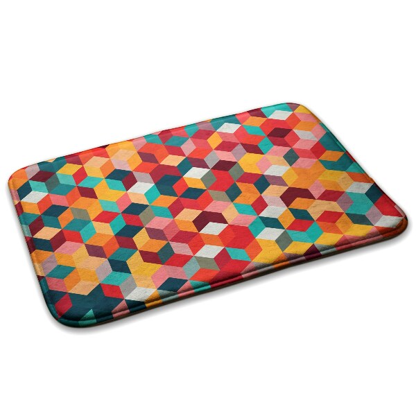 Covor modern confortabil Modele geometrice colorate