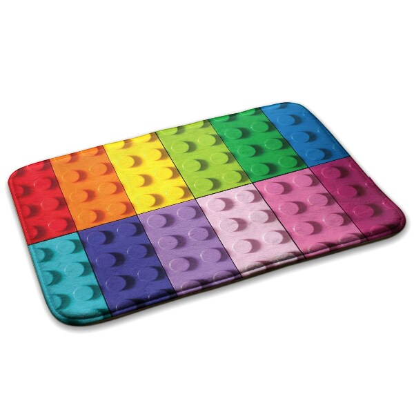 Covor mic dormitor Blocuri colorate asemănătoare cu cele LEGO