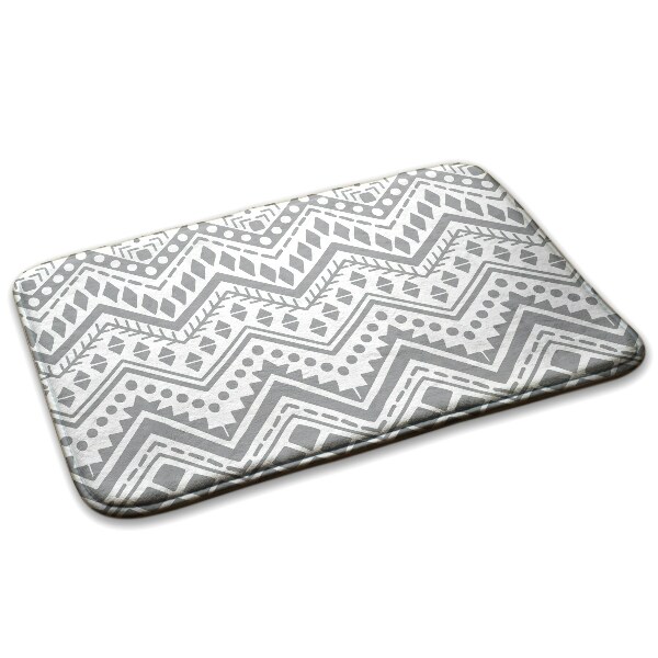 Covor copii Model în zig-zag cu forme geometrice