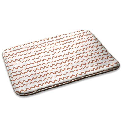  Covor mic dormitor Linii orizontale ondulate