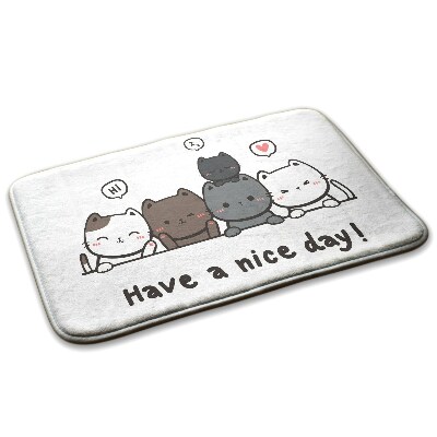  Covor bucătărie confortabil Pisici de desene animate