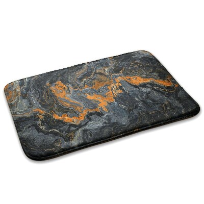  Covor cameră copii Model de marmură în nuanțe de gri și portocaliu