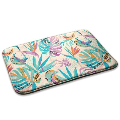  Covor modern confortabil Frunze și banane