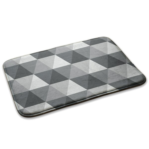 Covor copii Model geometric gri cu triunghiuri
