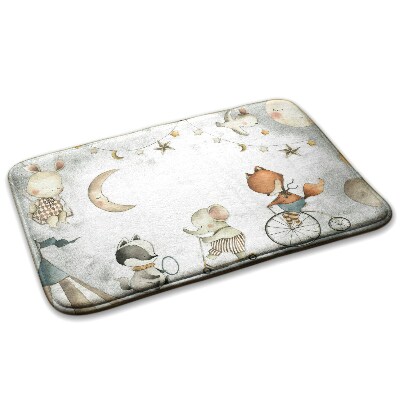  Covor bucătărie antiderapant Animale pe biciclete