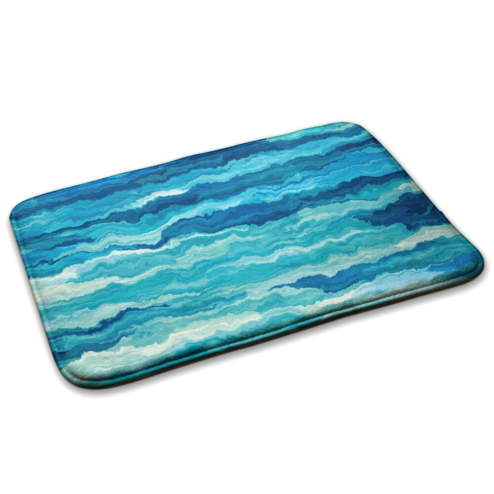  Covor bucătărie antiderapant Valuri abstracte ale mării