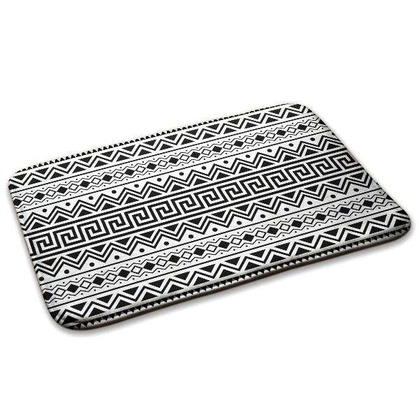 Covor hol Model geometric în zig-zag și meandr grecesc