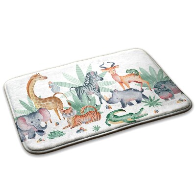  Covor mic dormitor Animale de safari în junglă