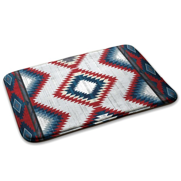 Covor bucătărie confortabil Model geometric în stil aztec