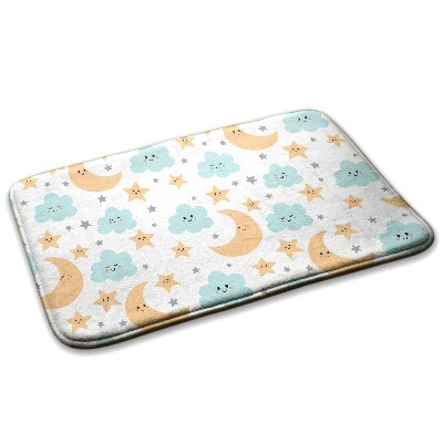  Covor bucătărie antiderapant Luna și norii