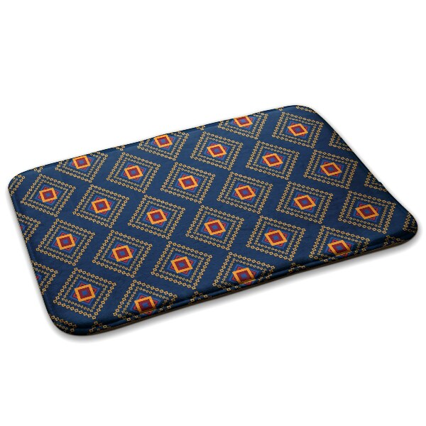 Covor antiderapant Model geometric etnic în zig-zag.