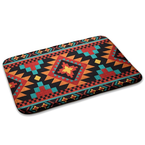 Covor cameră copii Model geometric în stil aztec