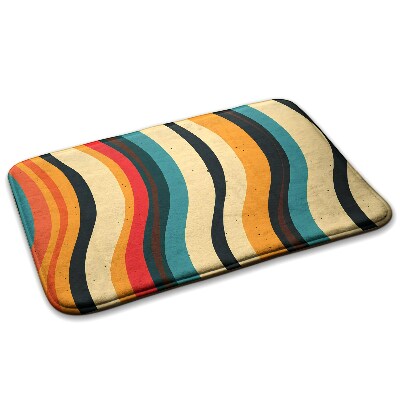  Covor mic dormitor Model geometric cu linii și dreptunghiuri.