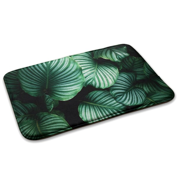 Covor mic dormitor Frunze de plante tropicale
