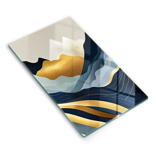 Tocător de bucătărie decorativ Munți abstracti