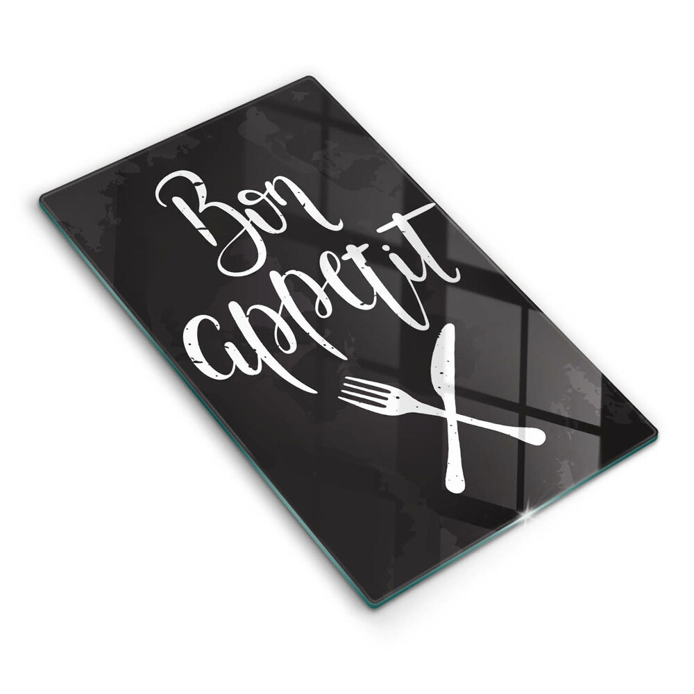 Tocător de bucătărie decorativ Inscripția „Poftă bună”