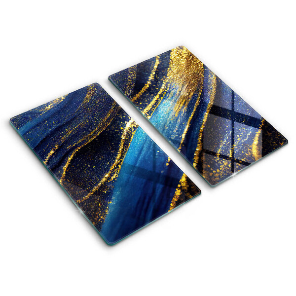 Tocător de bucătărie Abstracție albastru marin 2 buc.