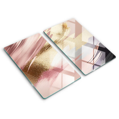 Tocător din sticlă Pete pastelate 2 buc.