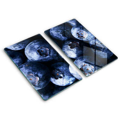 Tocător din sticlă Prim-plan cu fructe de pădure 2 buc.