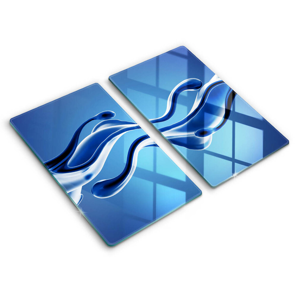 Tocător din sticlă Abstracție fluidă 2 buc.