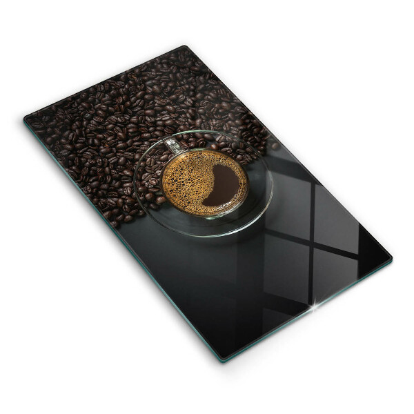 Tocător de bucătărie Cafea și boabe