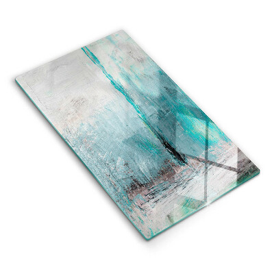 Tocător din sticlă Vopsea abstractă de fundal