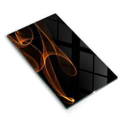 Tocător din sticlă Linii abstracte