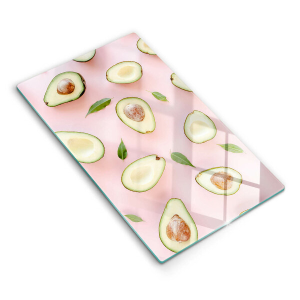 Tocător sticlă Model de avocado