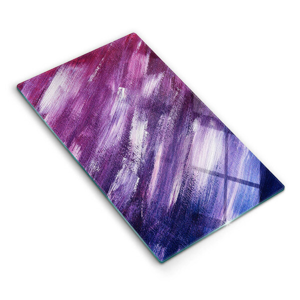 Tocător din sticlă Abstractizarea vopselei
