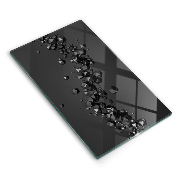 Tocător din sticlă Forme 3D abstracte