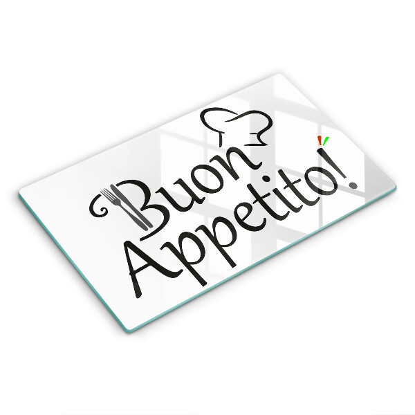 Tocător de bucătărie decorativ Inscripția Buon Appetito!