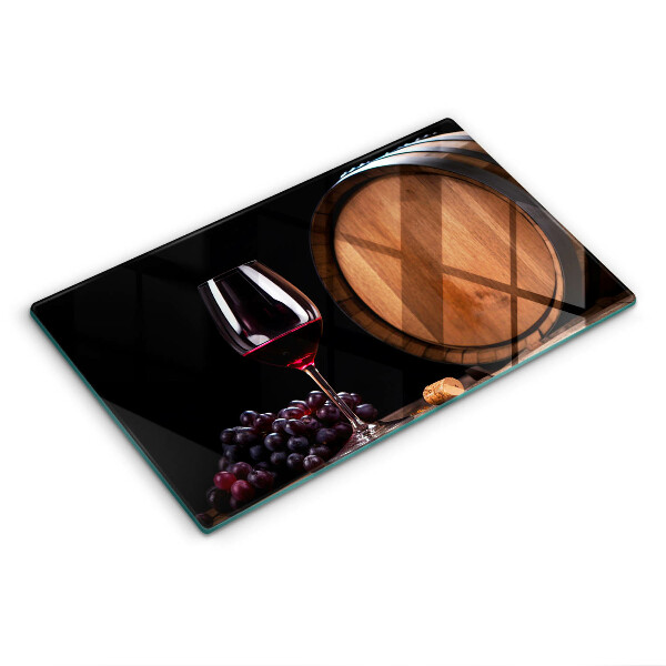 Tocător de bucătărie decorativ Pahar de butoi de vin
