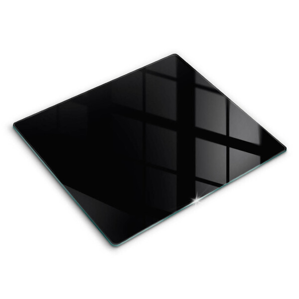 Tocător din sticlă modern Culoare neagră 60x52 cm