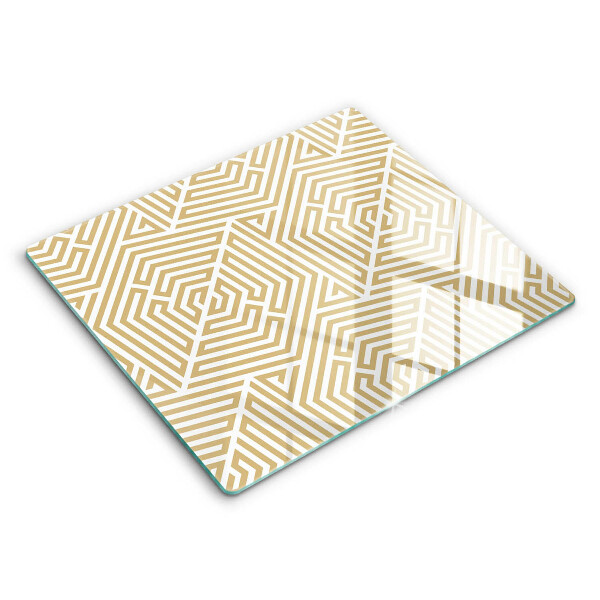 Tocător sticlă modern Linii geometrice 60x52 cm