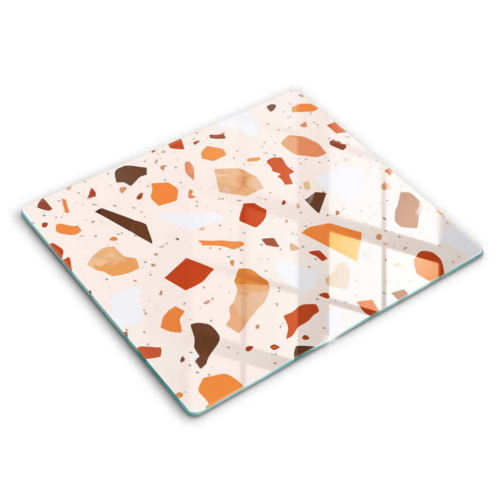 Tocător sticlă modern Gresie decorativă 60x52 cm