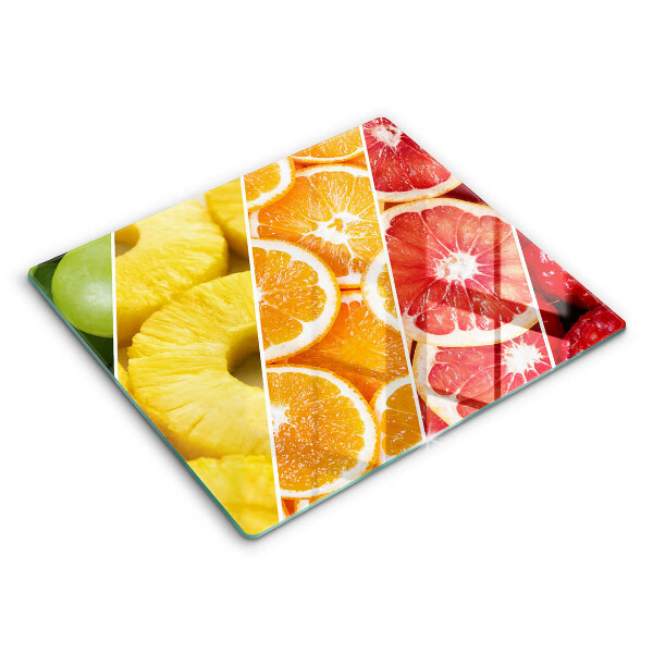 Tocător de bucătărie modern Fructe colorate 60x52 cm