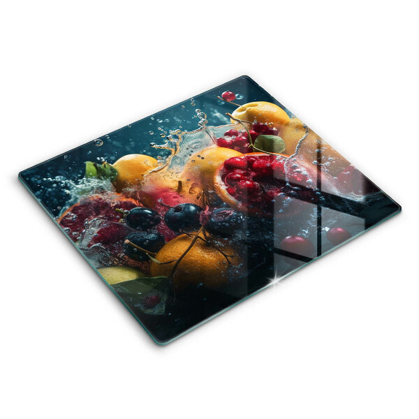 Tocător de bucătărie modern Fructe în apă 60x52 cm