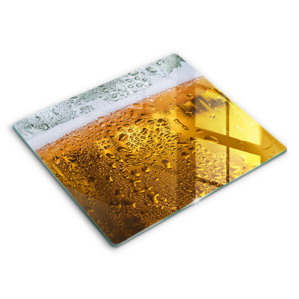 Tocător sticlă modern Pahar de bere umed 60x52 cm