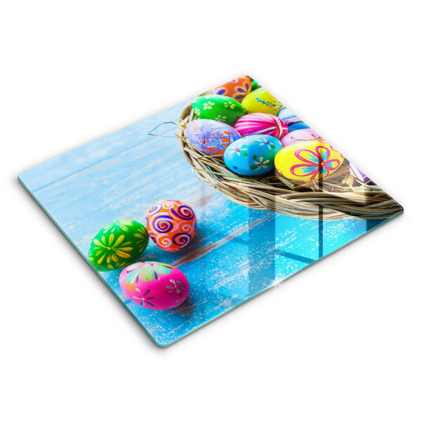Tocător sticlă modern ouă de Paște 60x52 cm