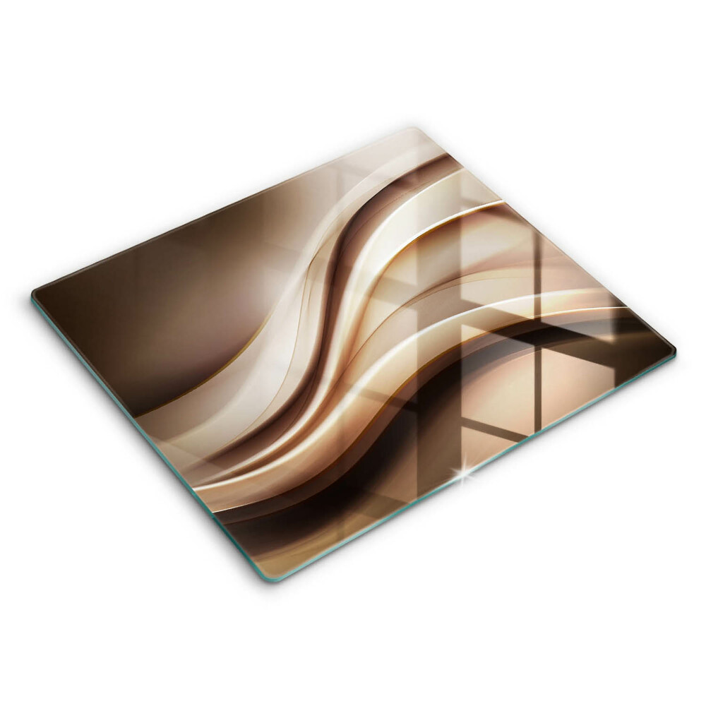 Tocător de bucătărie modern Linii moi abstracte 60x52 cm