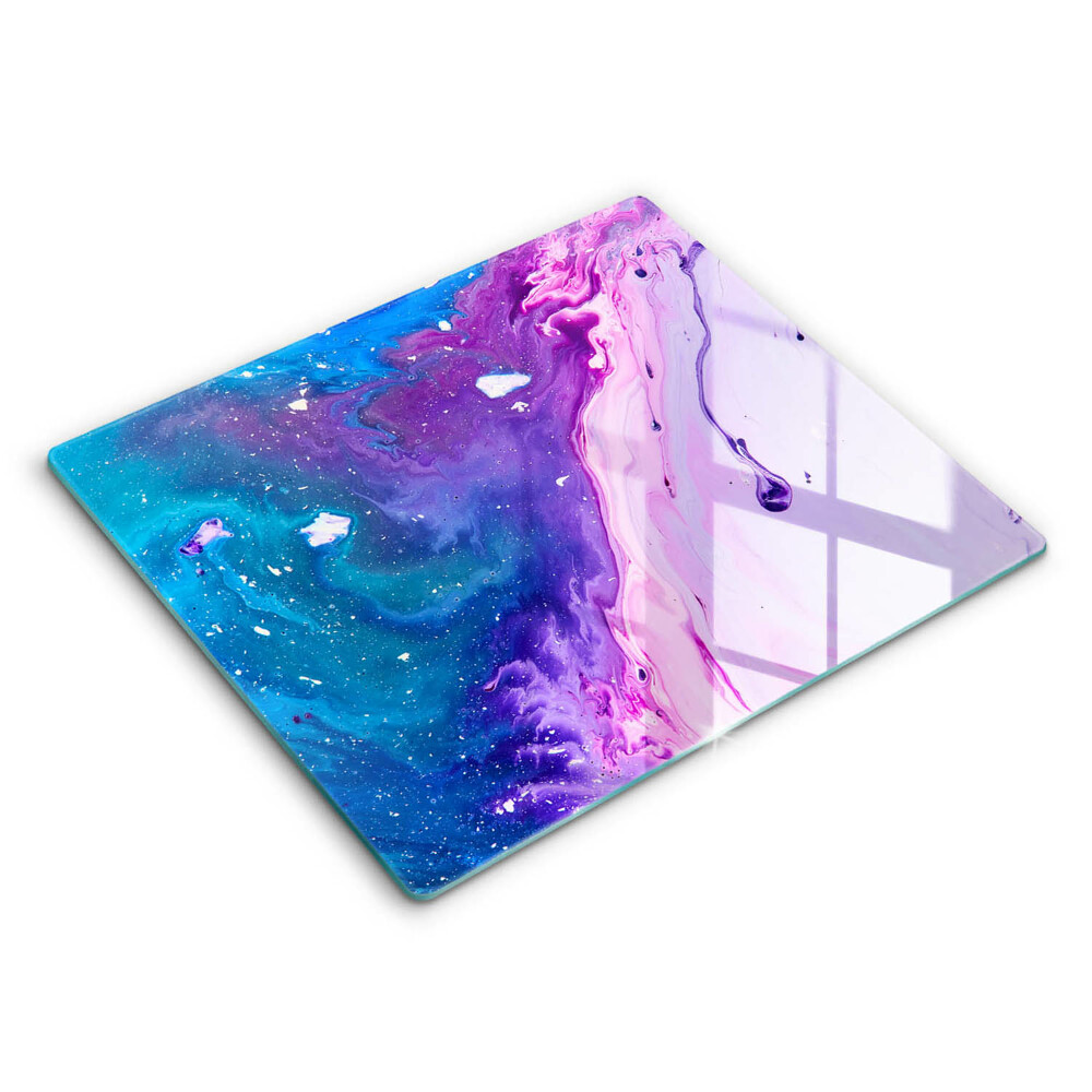 Tocător sticlă modern Cerneală abstractă 60x52 cm