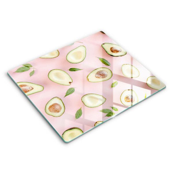 Tocător din sticlă modern Model de avocado 60x52 cm