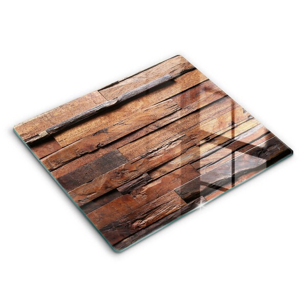 Tocător sticlă modern Plăci decorative din lemn 60x52 cm